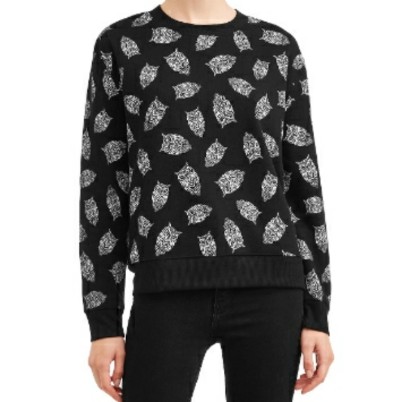 NWT NOBO Jr Plus Plush Teddy Bear Crew OWL Sweater - Picture 6 of 6